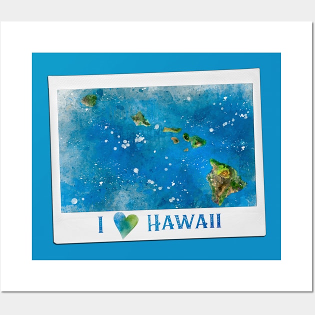 snapshot - i heart hawaii Wall Art by mystudiocreate